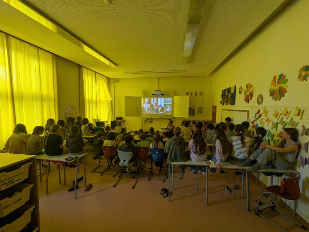 Klassenzimmer wird zum Kinosaal
